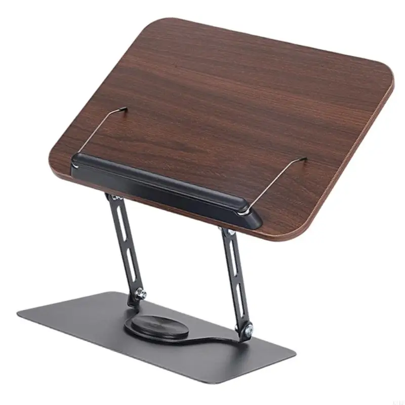 Base giratoria 360° para orientar el libro