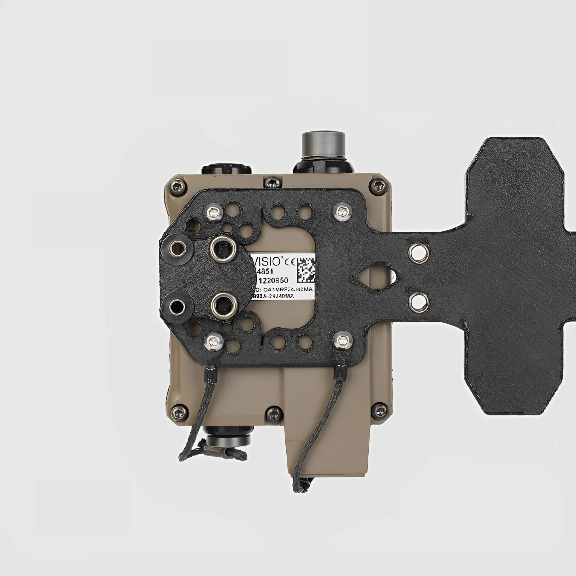 Comm Sled Placa de montaje táctica para PTT MOLLE