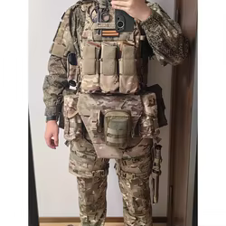 Nuevo montaje equipo táctico piernas tablero correas accesorios MOLLE
