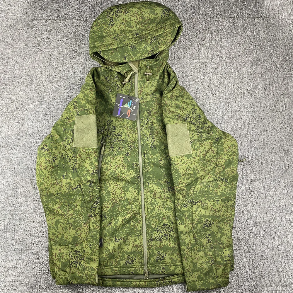 Uniforme táctico camuflaje ruso invierno cortaviento lana - imagen 2