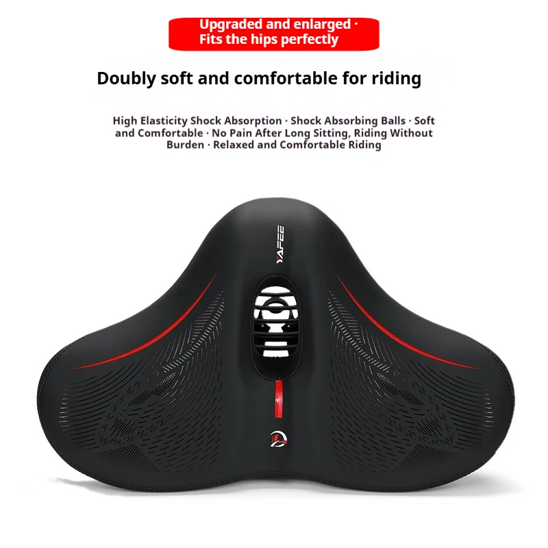 Asiento de bicicleta Peloton ancho acolchado gel transpirable - imagen 5