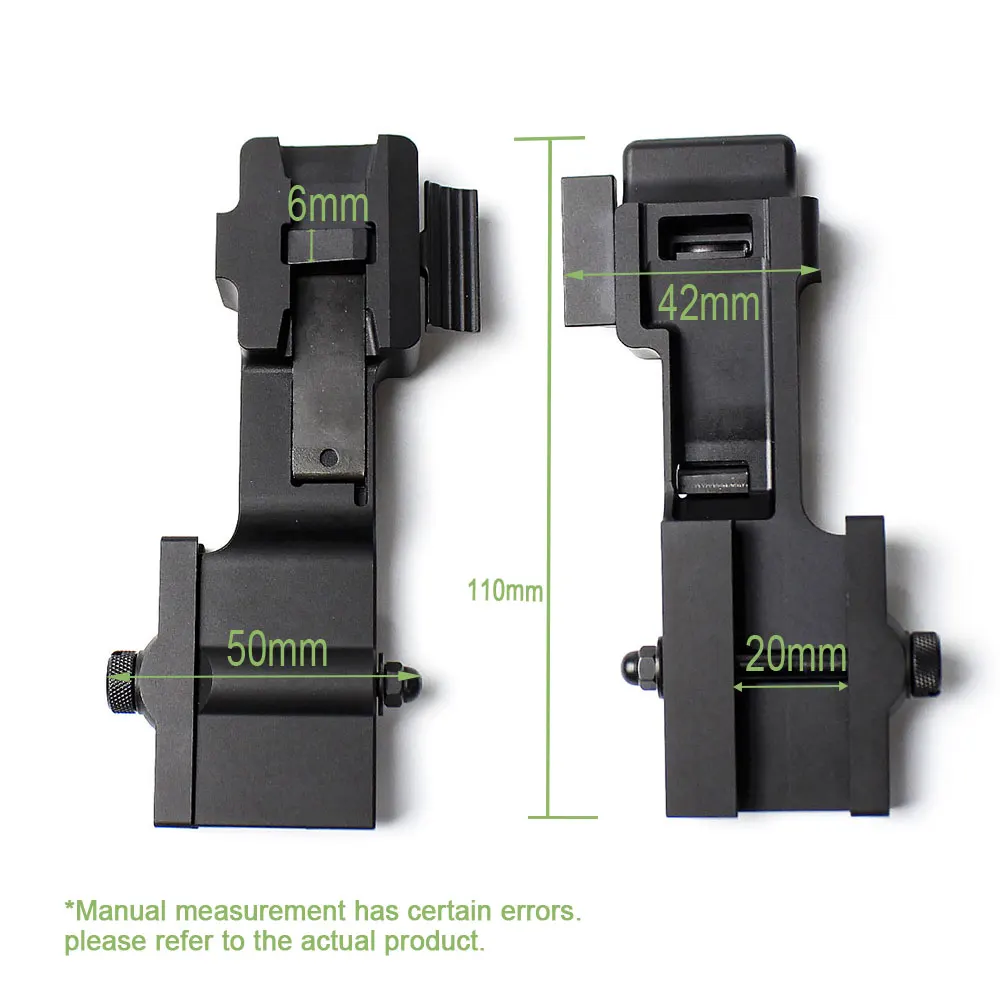 SOTAC soporte de metal NVG para riel y miras monoculares táctico - imagen 4
