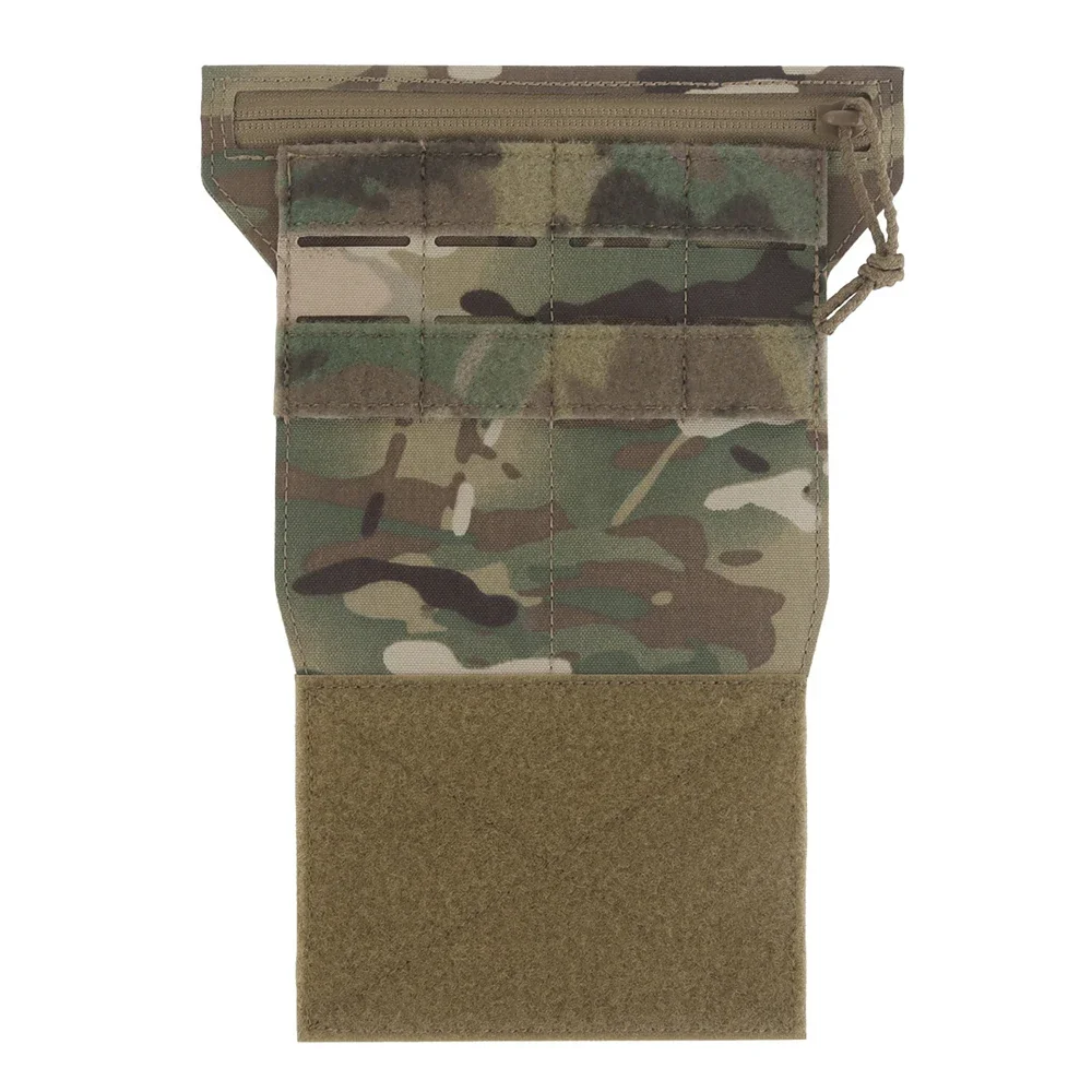 Panel táctico MOLLE para pecho con bolsillo y velcro gancho-bucle - imagen 5