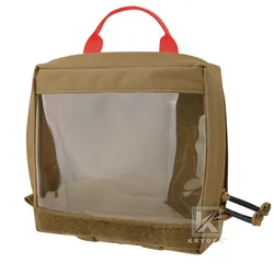 Mochila táctica D3 con bolsa transparente e inserción médica