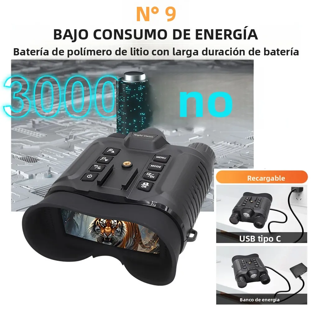 Visor nocturno digital para casco montado con visión infrarroja - imagen 4
