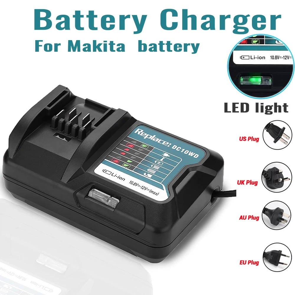 Makita DC10WD Cargador para baterías compatibles - imagen 4