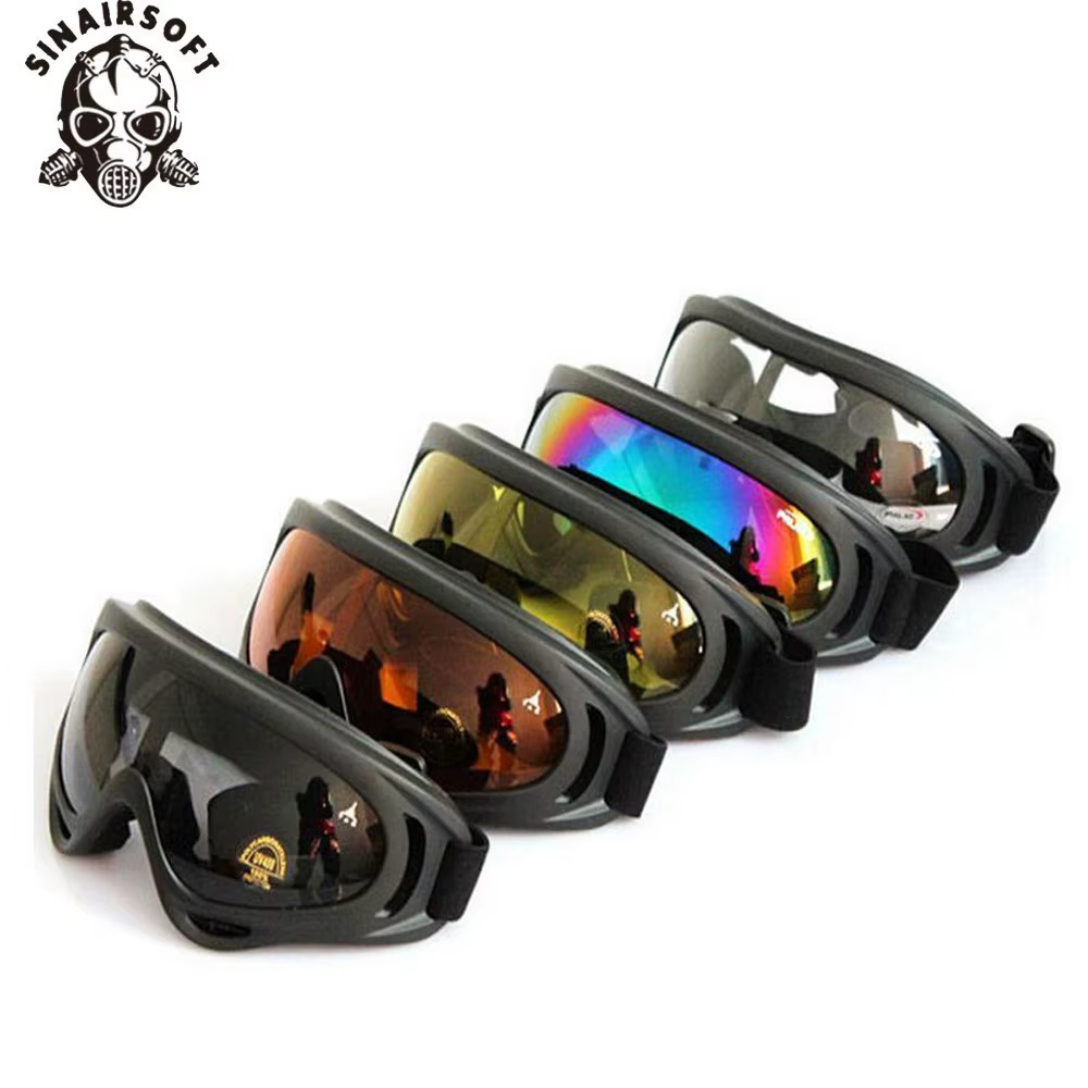 Lente de las gafas mostrando detalle UV400 y recubrimiento antivaho