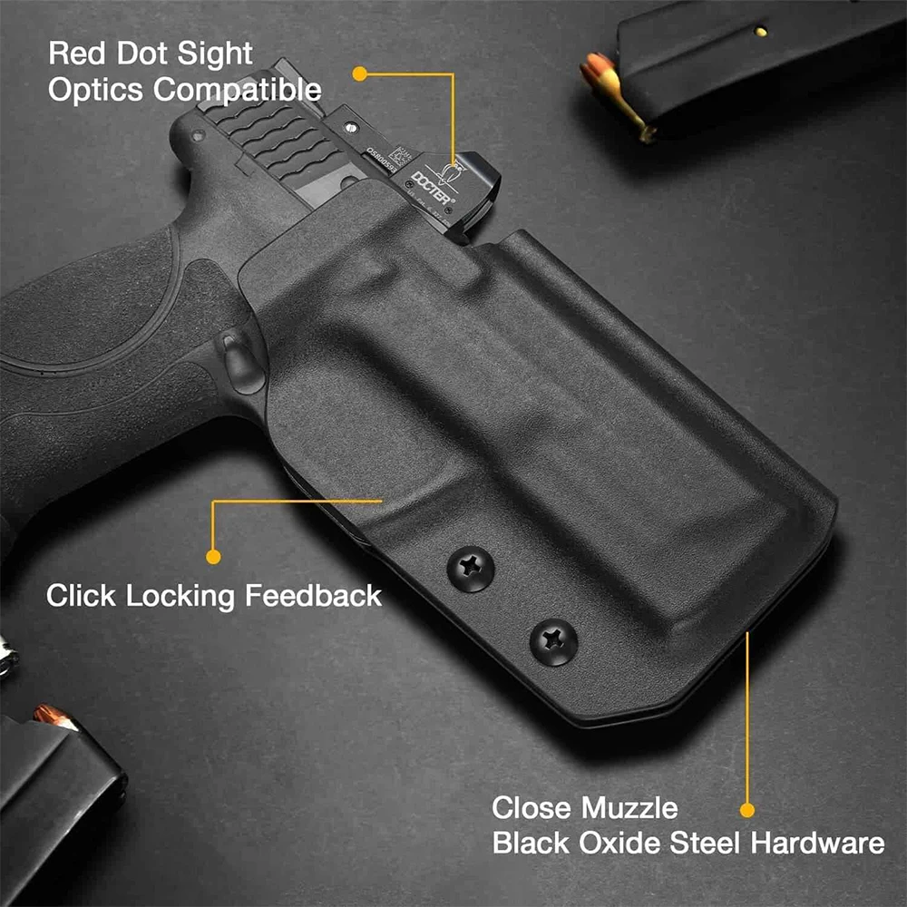 Funda OWB acoplada a cinturón táctico