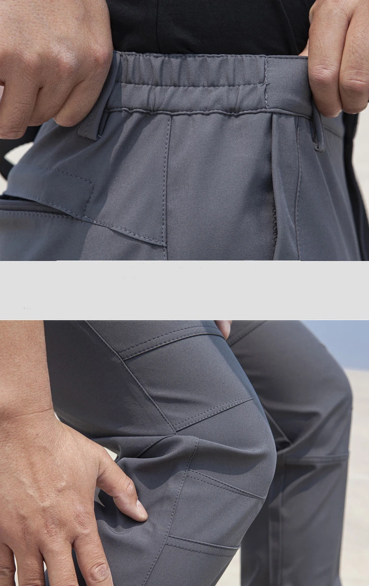 Pantalones tácticos en uso urbano con calzado deportivo
