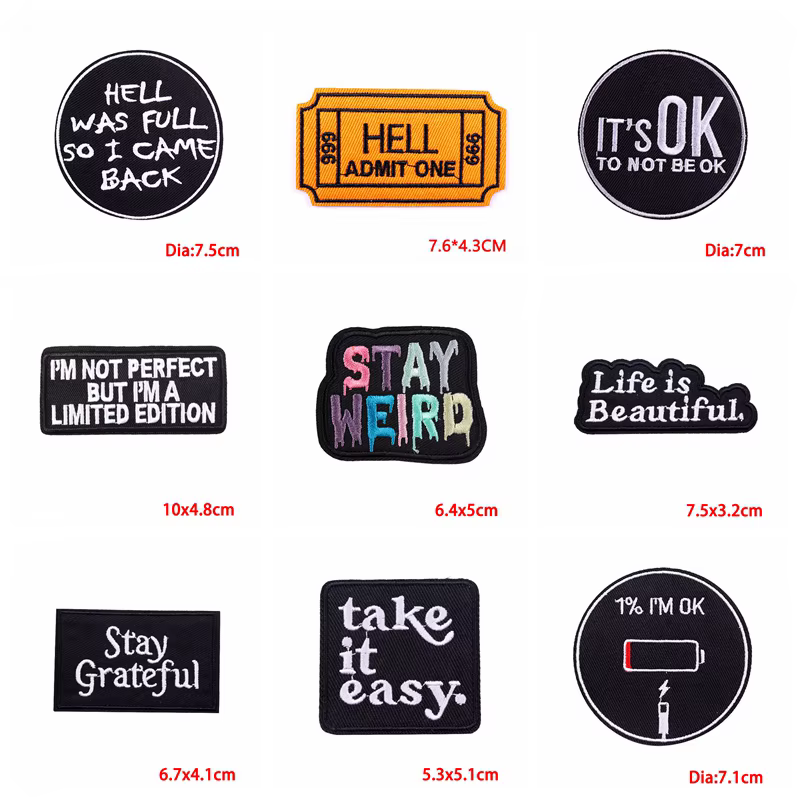 Parche táctico termoadhesivo letras personalizadas - imagen 2