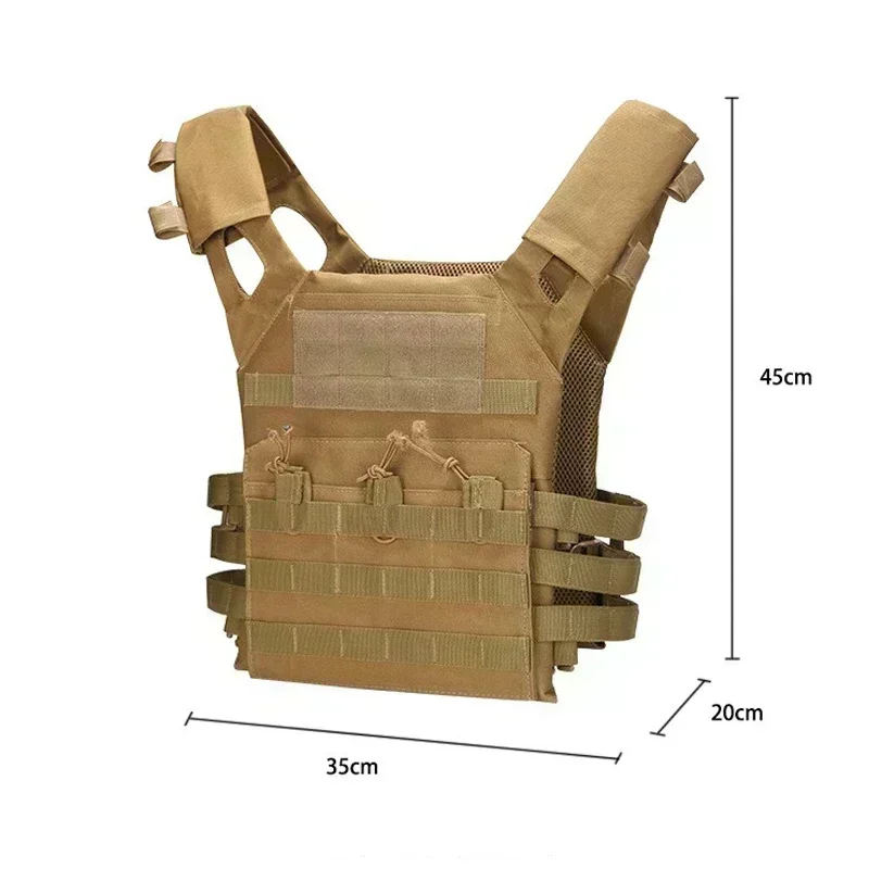 Chaleco táctico portador de placas JPC ligero con MOLLE