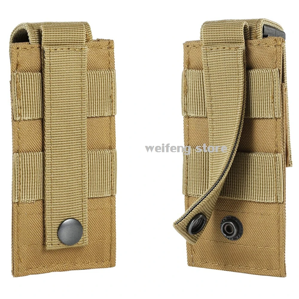 Bolsa táctica MOLLE triple portacargadores Glock M1911 92F - imagen 3