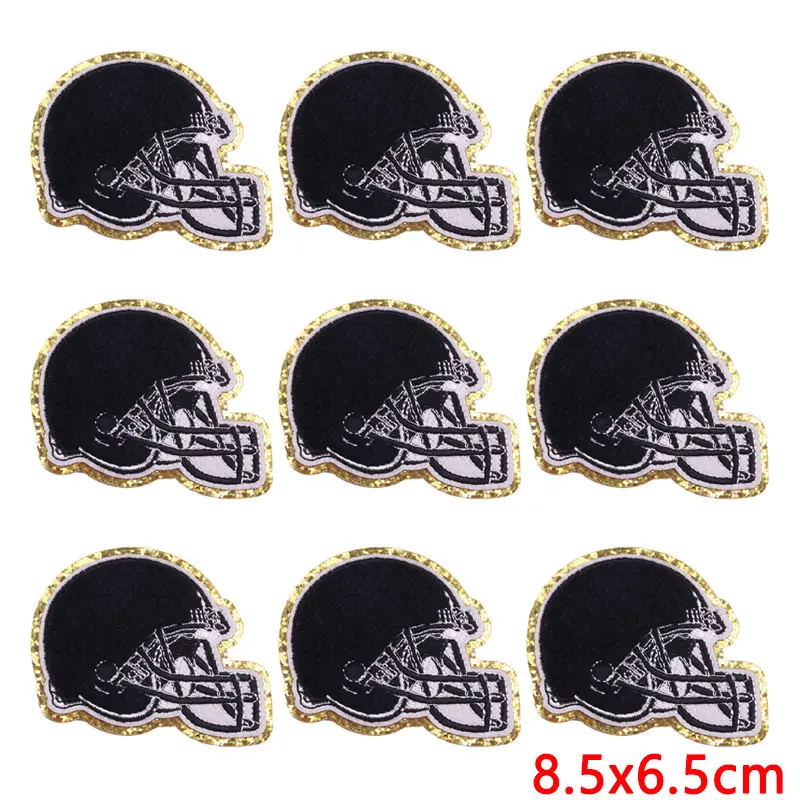 Parche rugby chenilla - planchar para ropa - insignias bordadas - imagen 2
