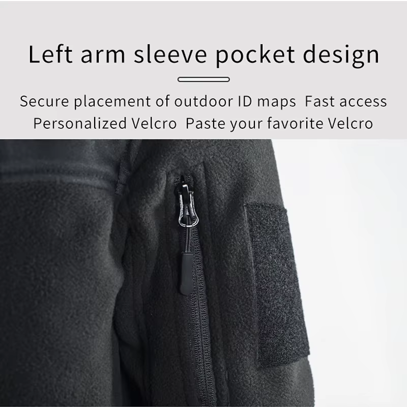 Chaqueta táctica de lana térmica militar para hombre outdoor invierno