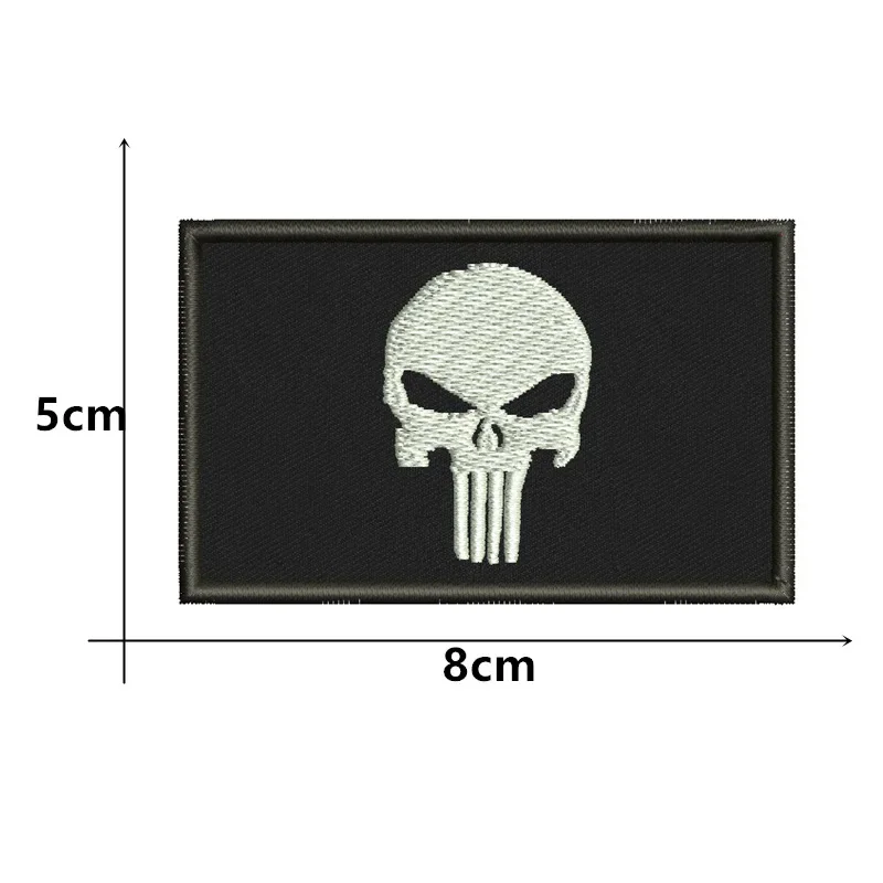 Bordado morale pirata Edward – Parche velcro táctico MOLLE - imagen 3