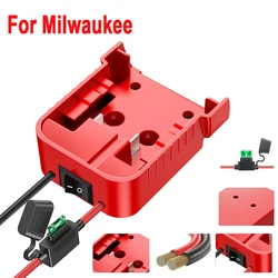 Milwaukee M18 adaptador rueda motorizada para batería con interruptor