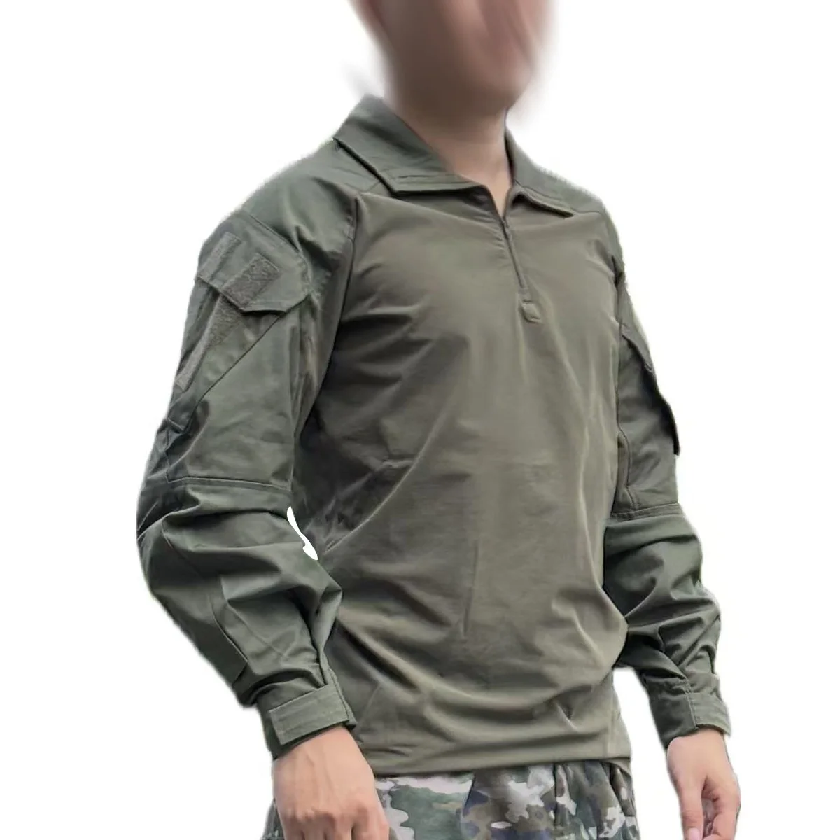 Camiseta táctica G3 para verano en mezcla nylon-algodón verde ranger - imagen 5