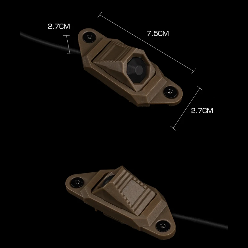 Interruptor táctico remoto para linterna Picatinny AR15 y láser PEQ15 conector Crane - imagen 5
