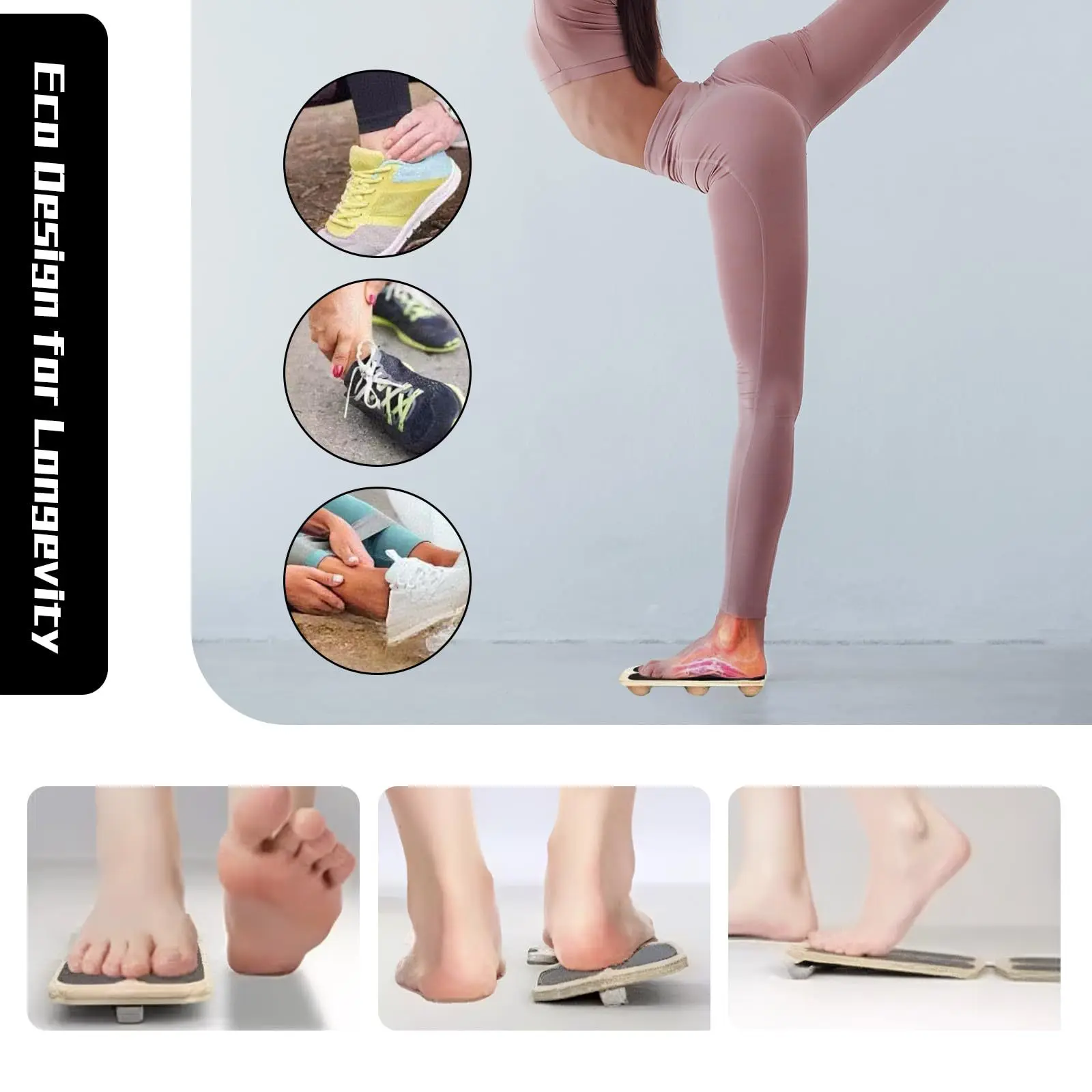 Corrector de tobillo plantar antideslizante para equilibrio - imagen 3