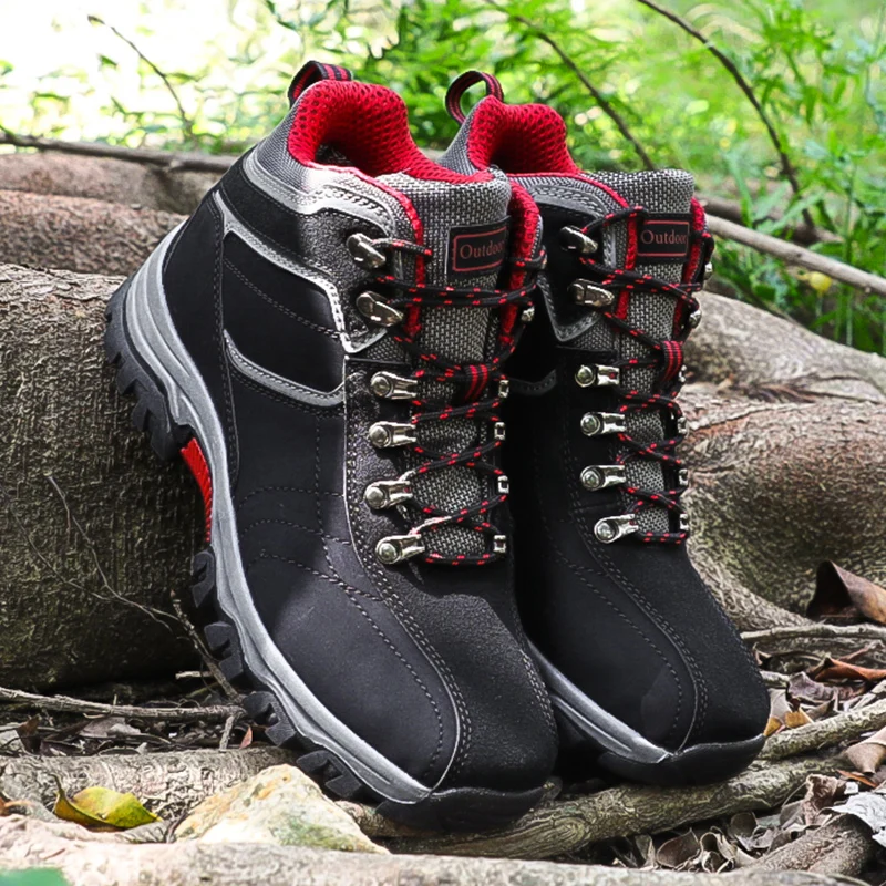 Botas de nieve HIKEUP Trekking Gamuza impermeables para montaña - imagen 5