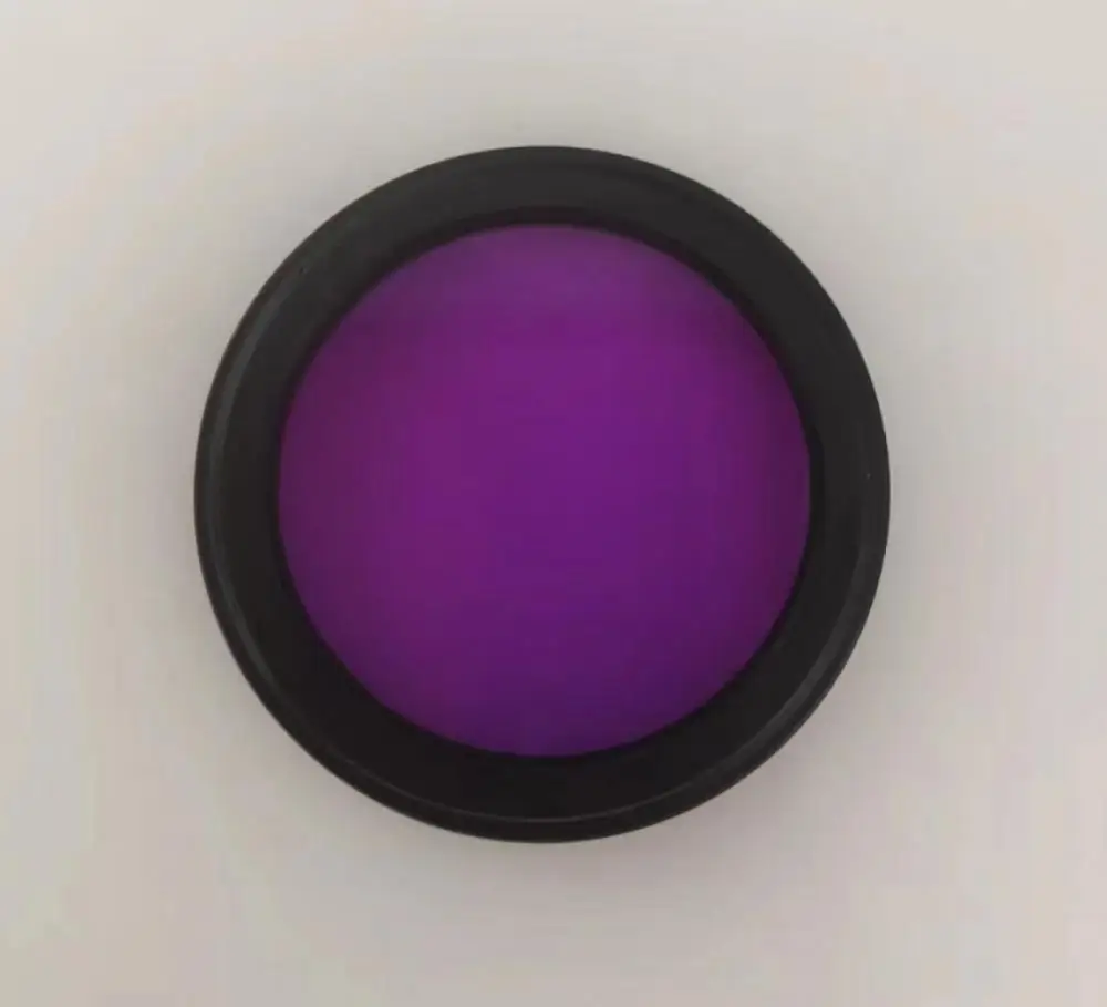 Filtros NVG ANVIS para visión nocturna en morado, amarillo y verde