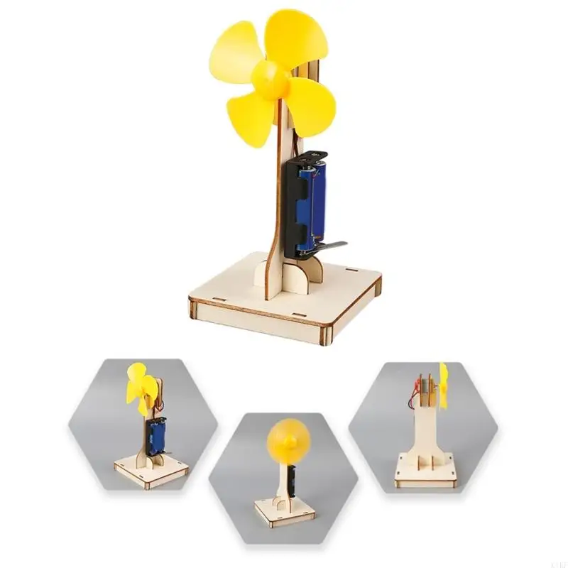 Ventilador motorizado para observar la conversión de energía