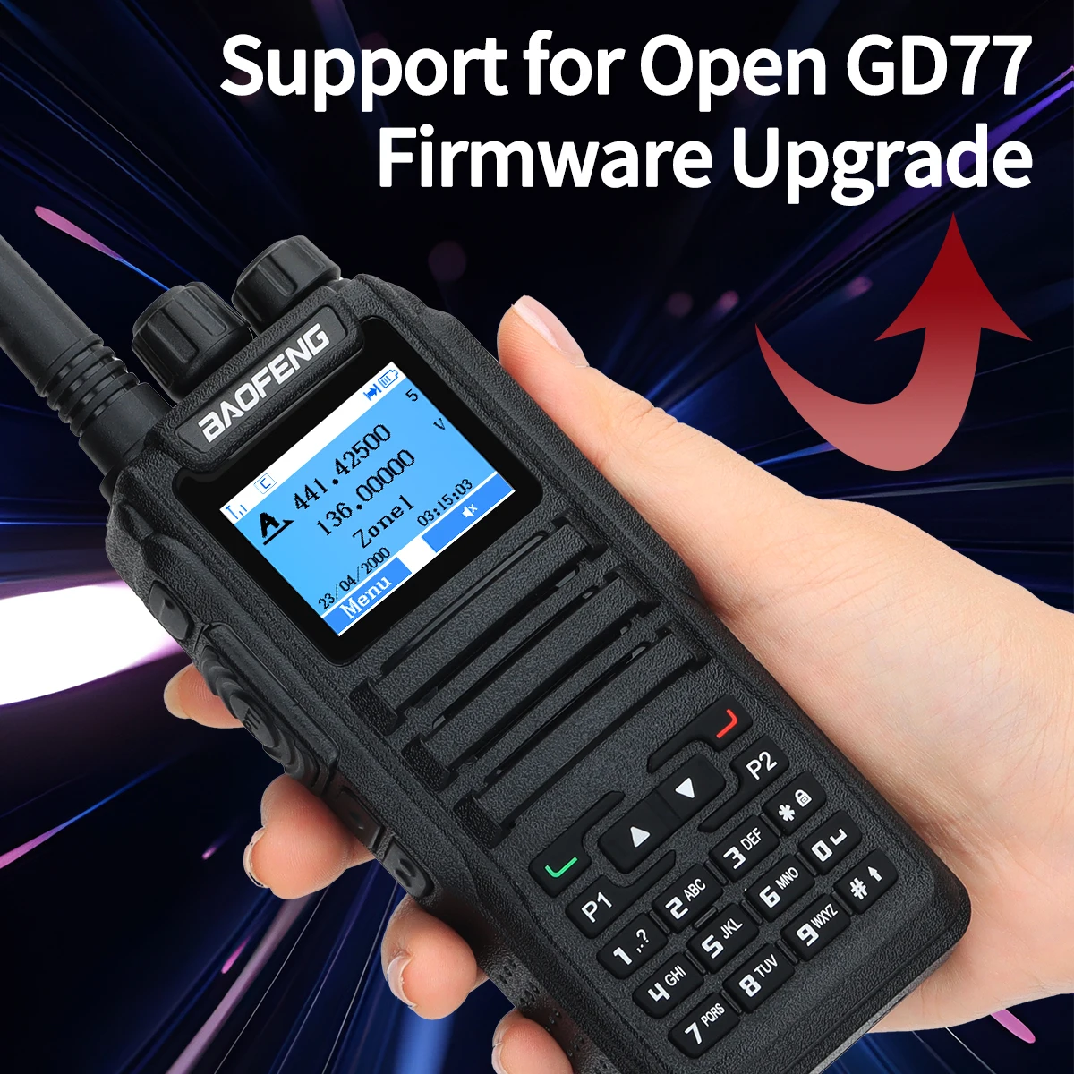 Baofeng DM-1701 walkie talkie DMR digital analógico para radioaficionado - imagen 4