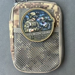 Parche táctico Moral FPV Recon Squad gancho y bucle