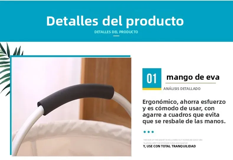 Cesta plegable de almacenamiento para acampada y playa