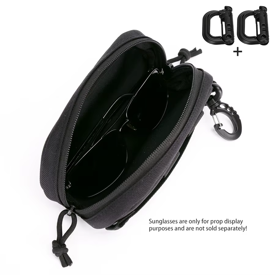 Bolsa táctica MOLLE resistente para accesorios y gafas de colgado - imagen 3