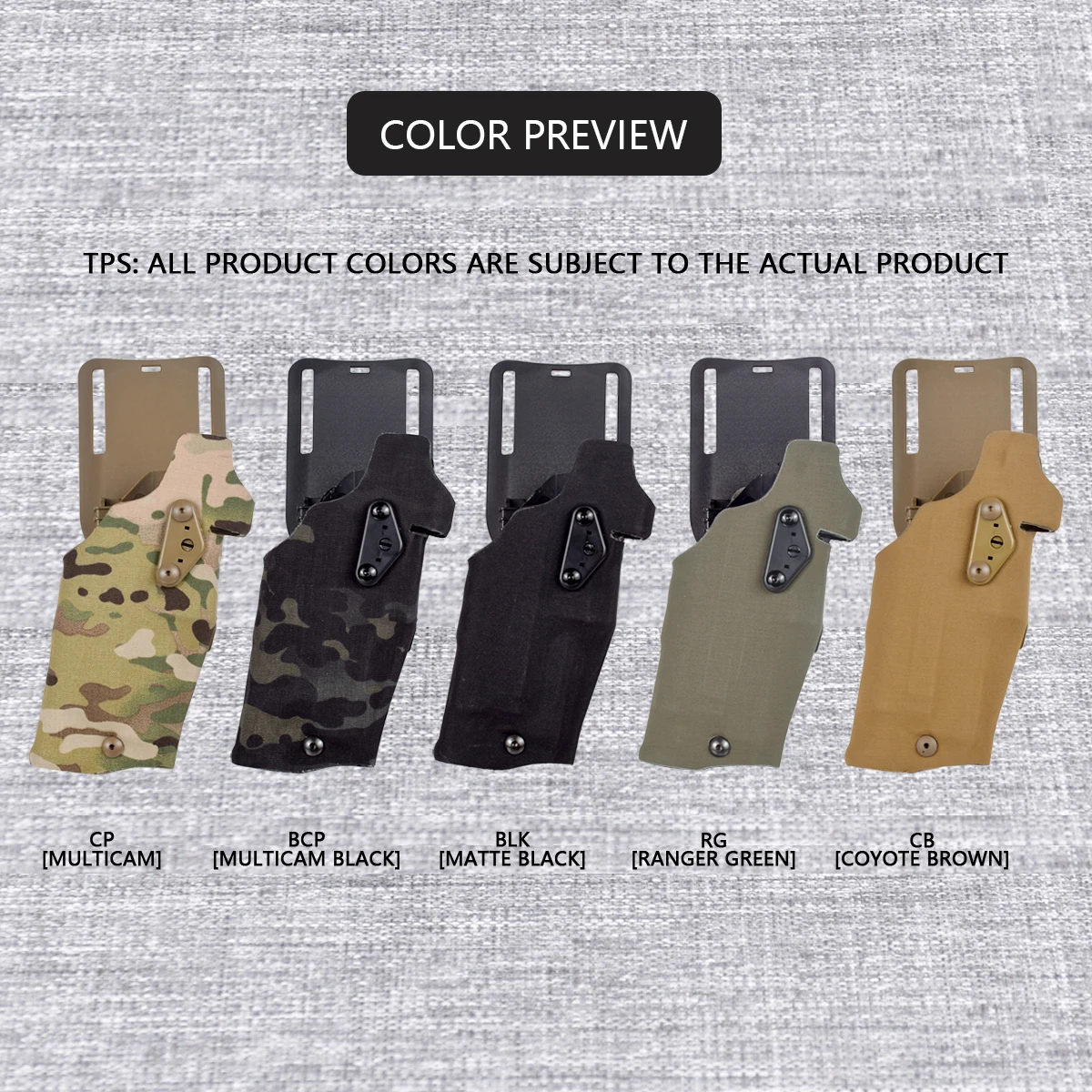 Funda táctica Glock 17 – Correa de pierna con sistema MOLLE - imagen 3