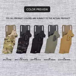 Funda táctica Glock 17 – Correa de pierna con sistema MOLLE