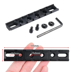 Adaptador Picatinny de aluminio para visor o linterna