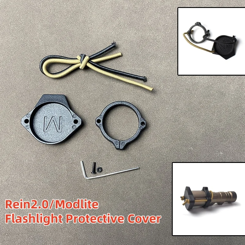 Tapa de luz protectora de lente para linterna táctica Modlite - imagen 5