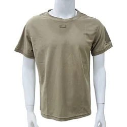 Camiseta táctica transpirable hombre para senderismo y gimnasio