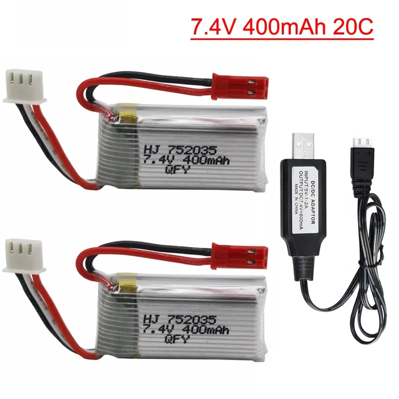Batería LiPo para dron y helicóptero radiocontrol con conector JST - imagen 2