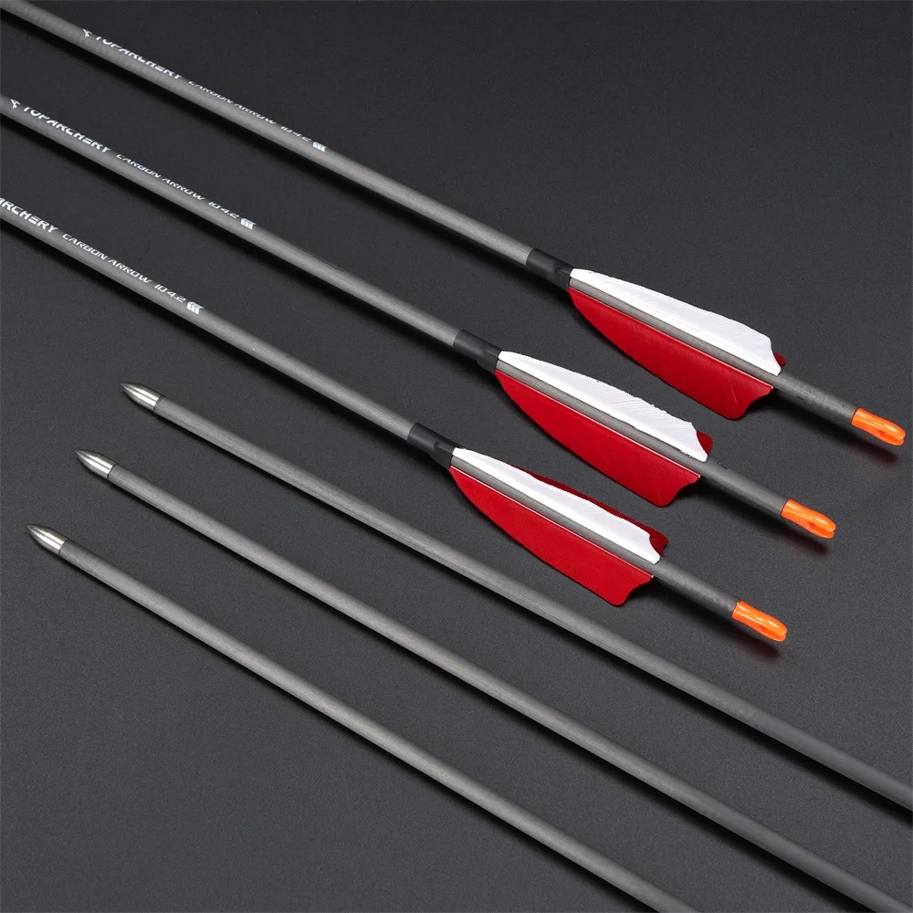 Flecha carbono Toparchery para tiro con arco precisión - imagen 2