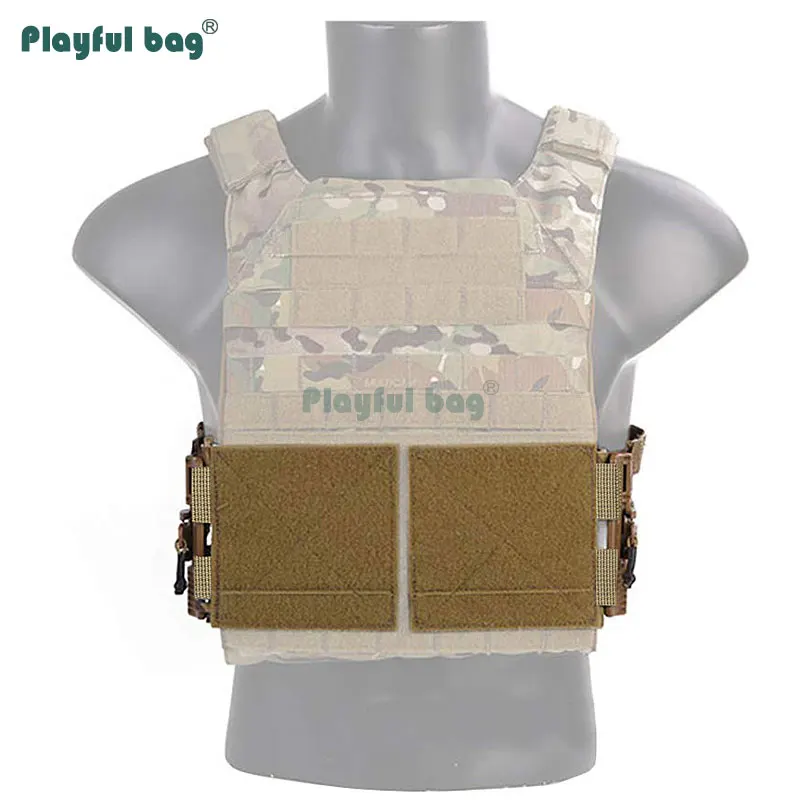 AQB118 Chaleco tactico MOLLE con cinturon y hebilla rapida - imagen 5