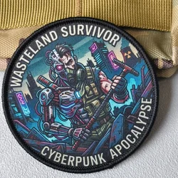Wasteland Survivor: parche táctico circular con velcro apocalíptico