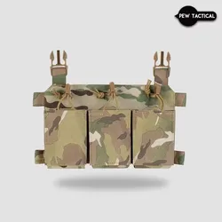 PEW Tactical Thorax – Placa portacargadores triple MOLLE para rifle