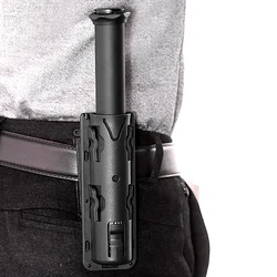 Funda ABS giratoria para portabastón retráctil – Negro, sistema MOLLE