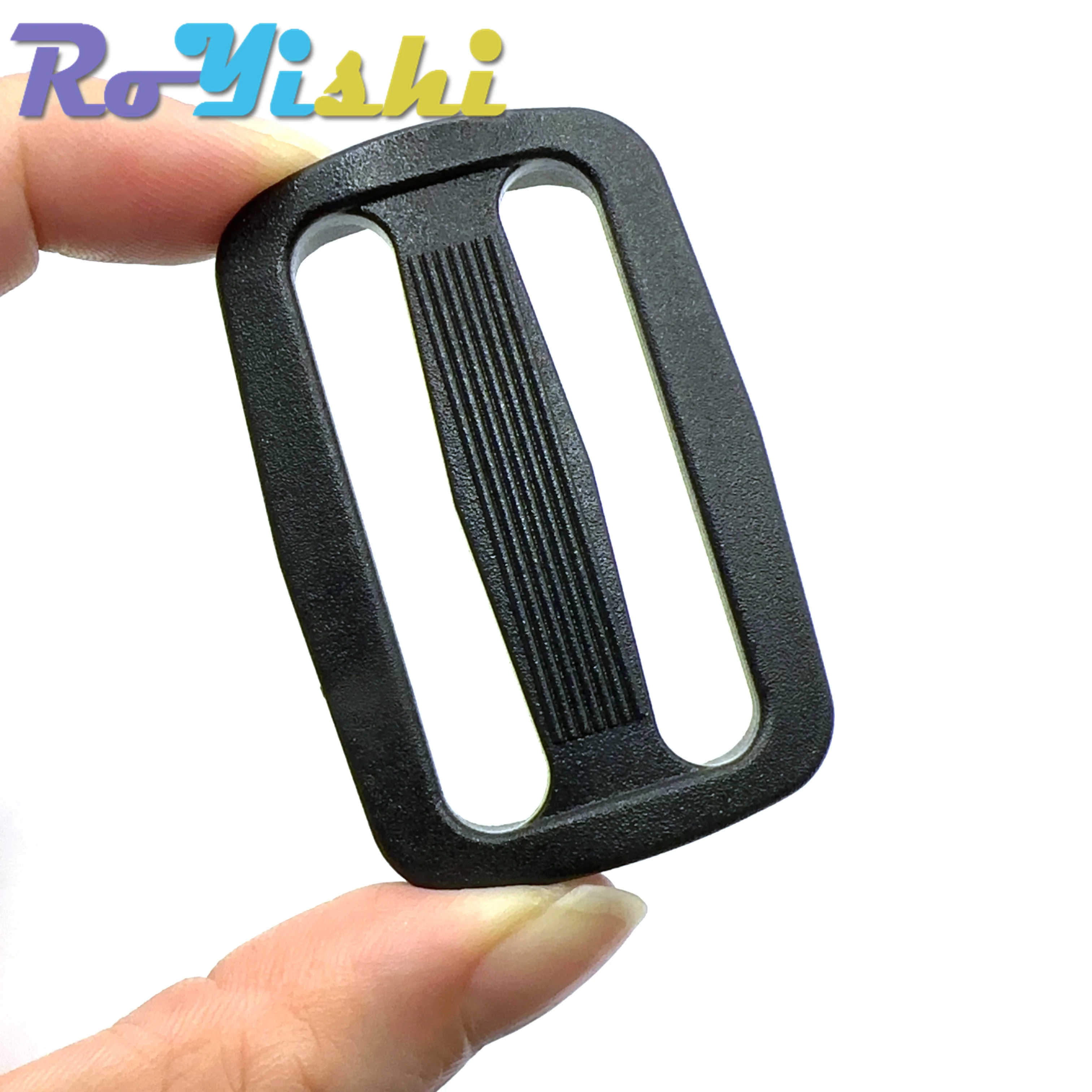 Correas Tri-Glide negras tres anillas para mochila táctica - imagen 5