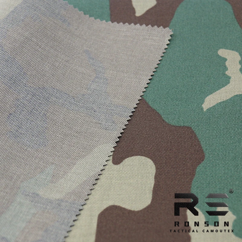 Tela táctica camuflaje bosque nailon Oxford para chaleco o bolso - imagen 3
