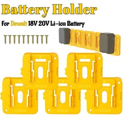 Soporte pared batería Dewalt 18V/20V/60V con tornillos