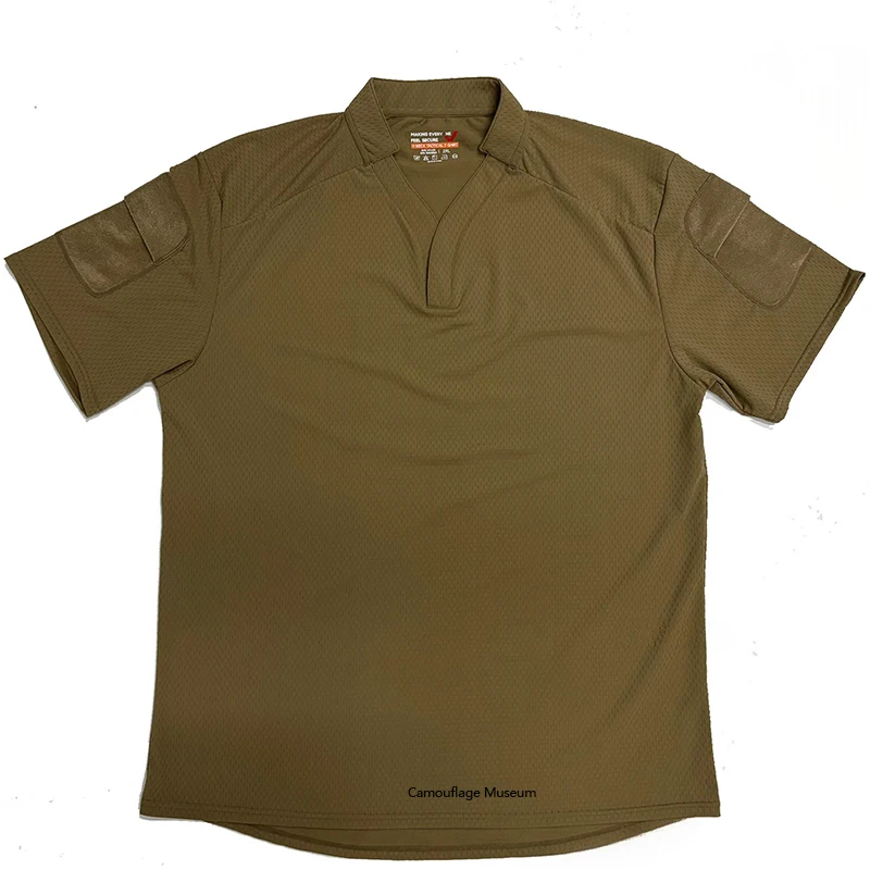 Camiseta táctica de secado rápido con cuello V y alta elasticidad - imagen 5