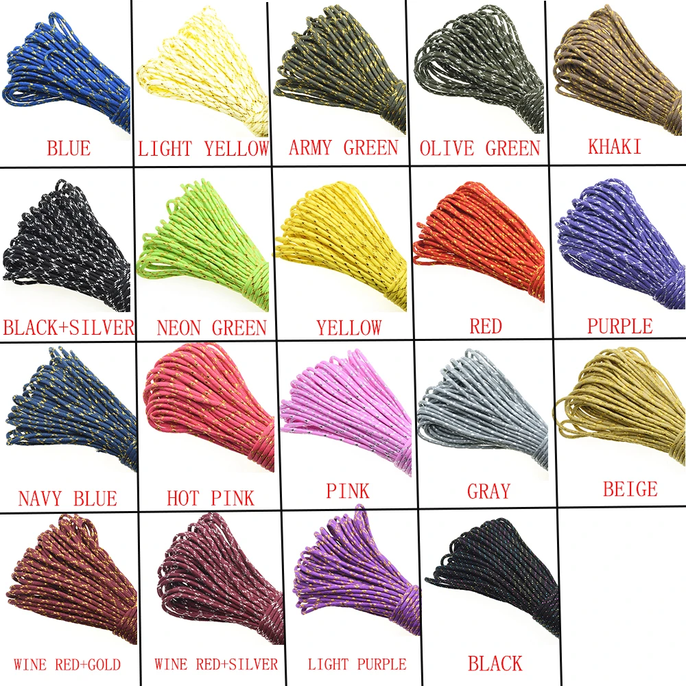 Cordón Paracord tipo III 7 hebras