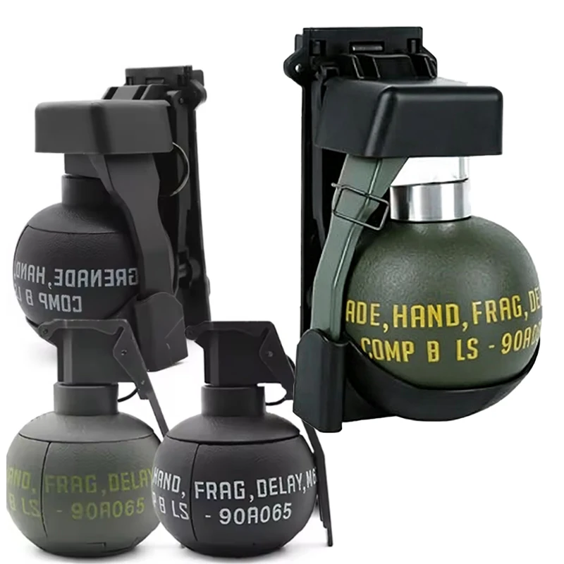 1W-M67 Granada de Humo Rebotante Airsoft táctica para exteriores