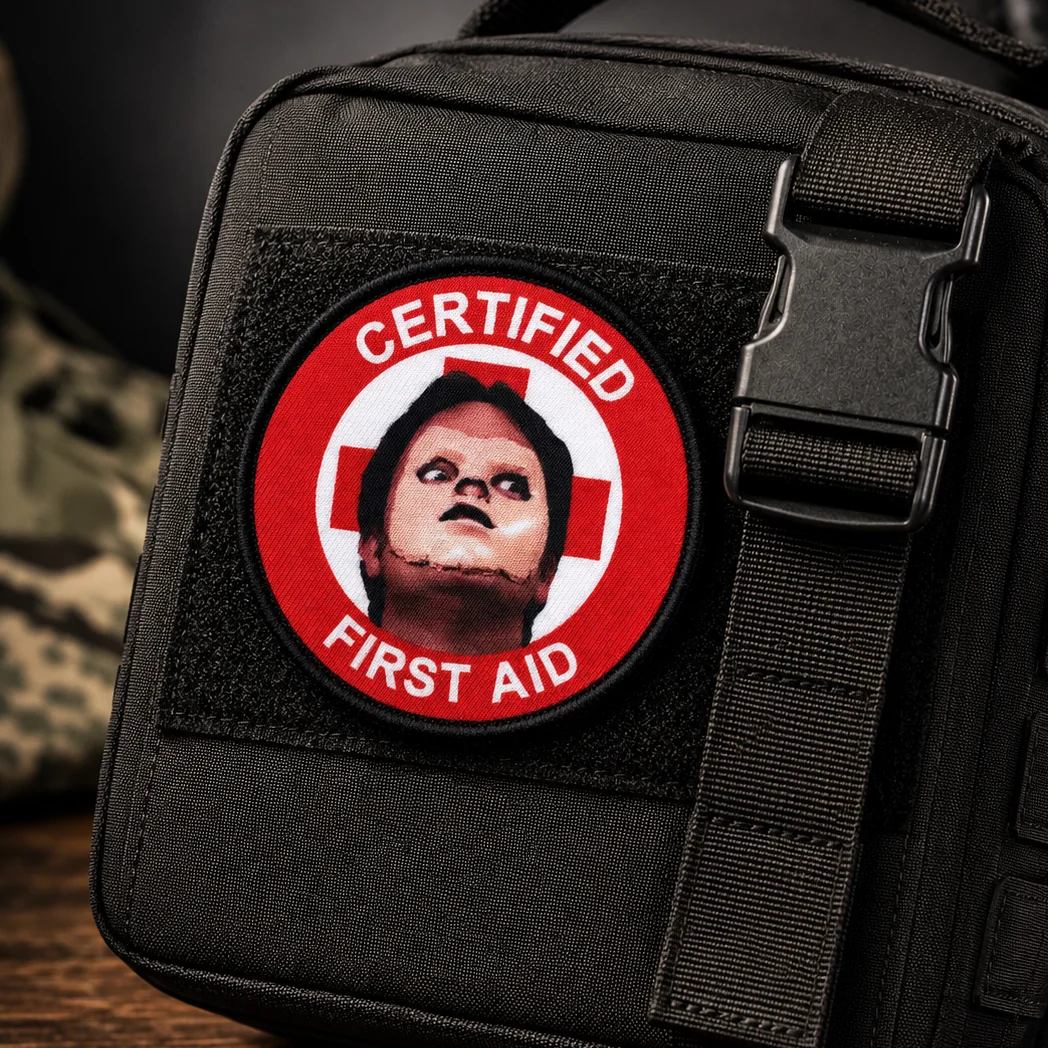 Parche primeros auxilios EDC con velcro gancho y bucle - imagen 2