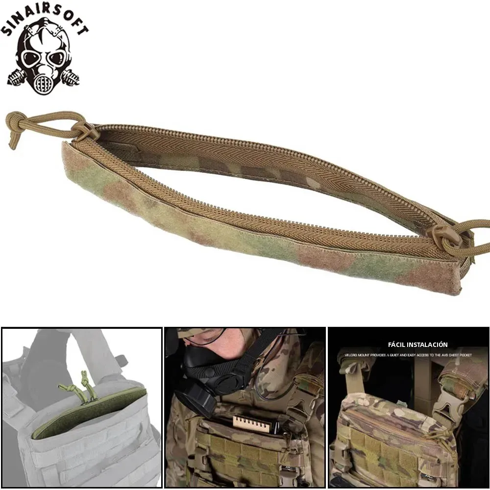 MBAV Crye AVS Inserto bolsillo táctico administrador cremallera velcro - imagen 3