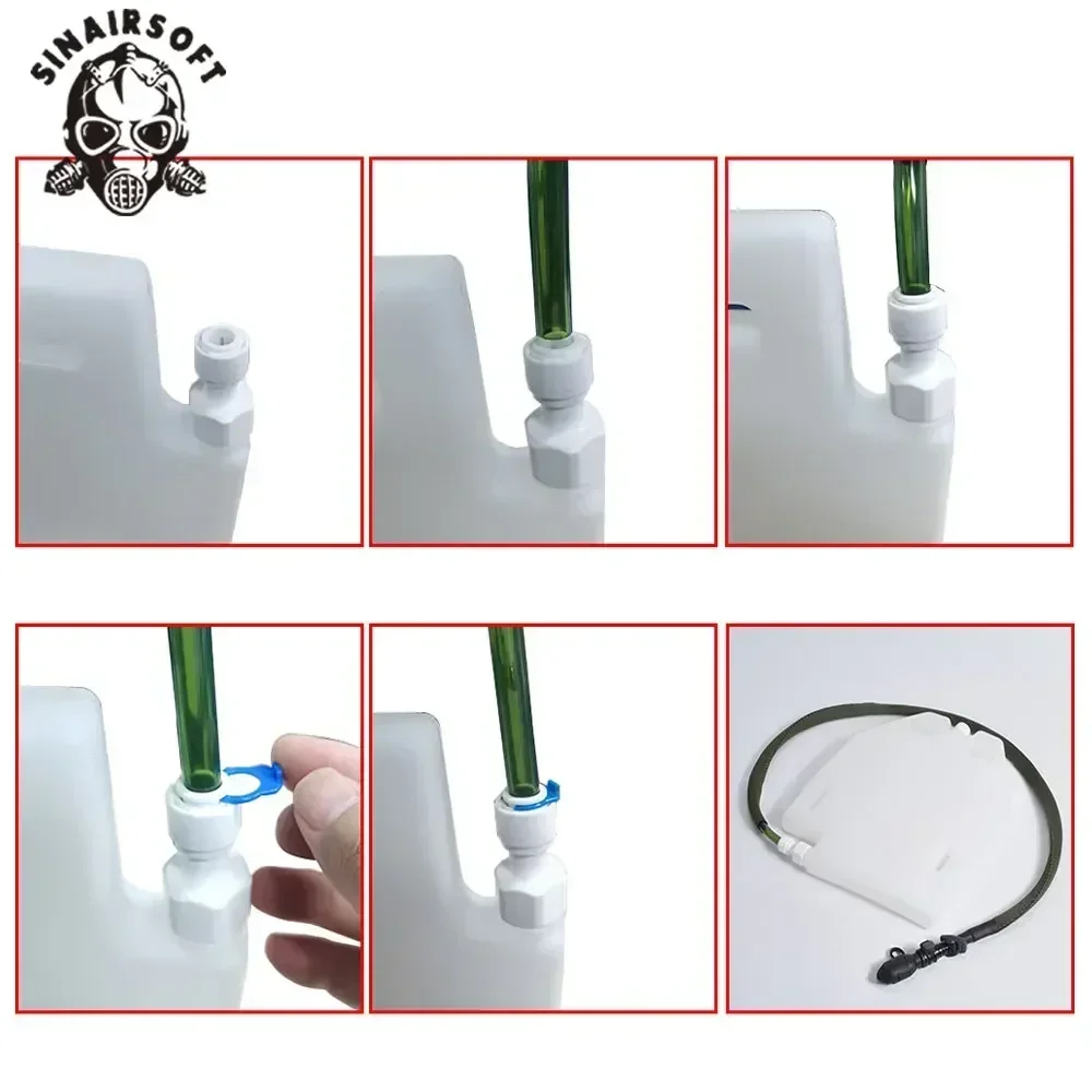 Portador de placas con hidratación 1,5L MOLLE táctico